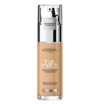 L OREAL PARIS L'Or&eacute;al True Match Fond de teint - 5.D/5.W Golden Sand