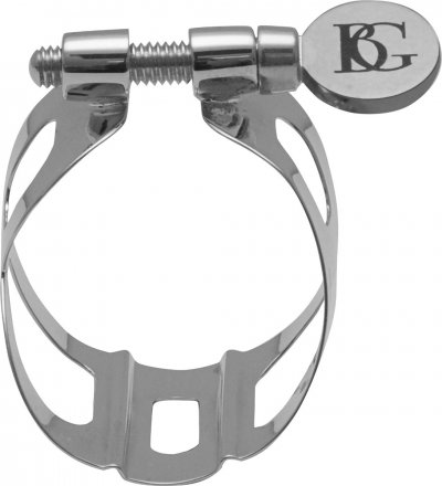 BG FRANCE L17 - Ligature Saxophone Alto Tradition Plaqu&eacute;e Argent