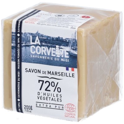 LA CORVETTE  Cube de Savon de Marseille Extra Pur Ecocert Film 200 g