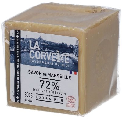LA CORVETTE  Cube de Savon de Marseille Extra Pur Ecocert Film 300 g