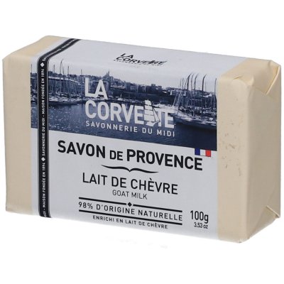 LA CORVETTE  Marseille Savon de Provence Lait de Ch&egrave;vre, 100g