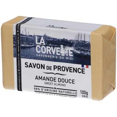 LA CORVETTE  Savon de Provence Amande Douce 100 g - Pain 100 g