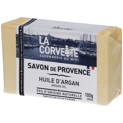 LA CORVETTE  Savon de Provence Huile d'Argan 100 g - Pain 100 g
