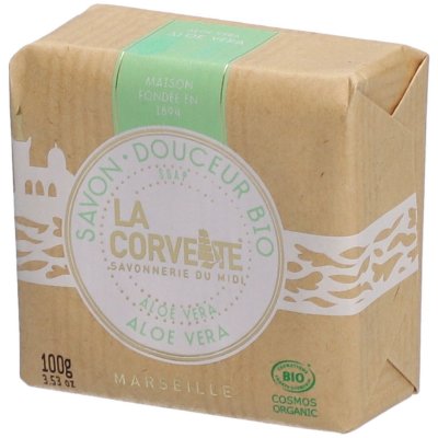 LA CORVETTE  Savon pain douceur bio aloe vera 100g