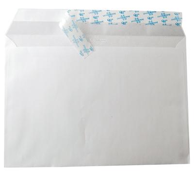 LA COURONNE  - Enveloppes Blanches A4 100g Bandes Detachables - Boite De 250 
