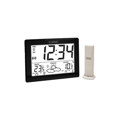 LA CROSSE TECHNOLOGY  WS9180 Station M&eacute;t&eacute;o Temp&eacute;ratures int/ext - Noir