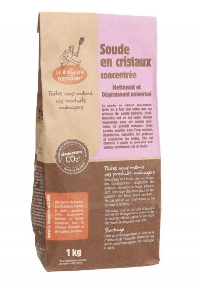 ECODIS LA DROGUERIE ECOPRATIQUE Soude en Cristaux 1 Kg