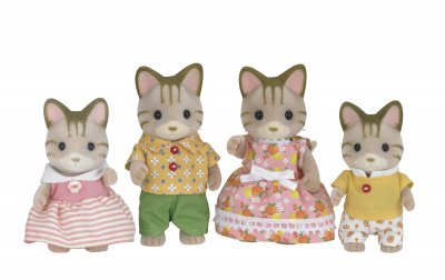 SYLVANIAN FAMILIES La Famille Chat Tigr&eacute; - 