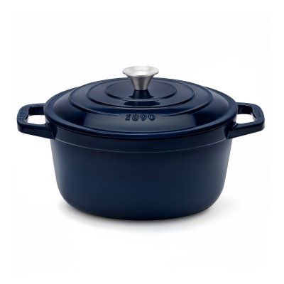 LA FONDERIE 1890  ALMA22 - Cocotte en fonte 22cm bleue