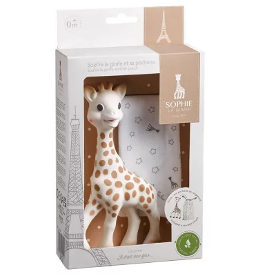 VULLI La girafe Sophie  et sa pochette
