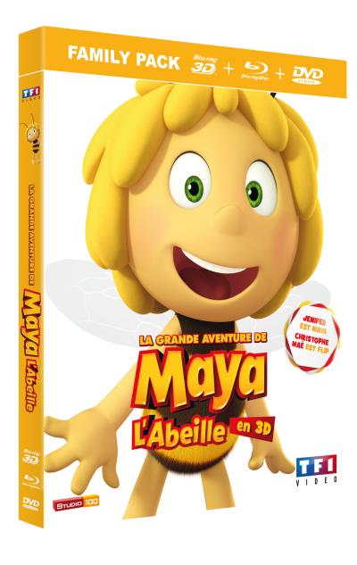 La grande aventure de Maya l'abeille Blu-ray 3D + Blu-ray + DVD