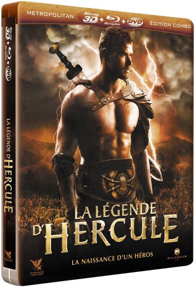 La l&eacute;gende d'Hercule Steelbook Combo Blu-ray 3D DVD