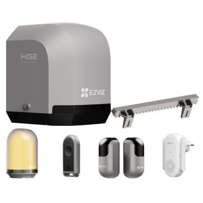 EZVIZ La motorisation de portail 220w gris - HG2400 - Hg2 400 Smart. - 