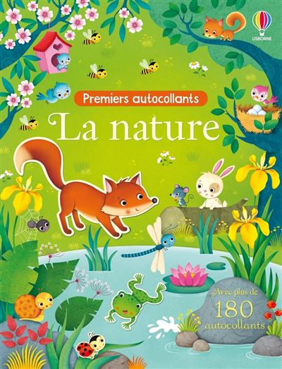 USBORNE La nature - Autocollants 