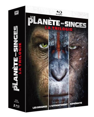 La Plan&egrave;te des Singes Coffret La Trilogie Blu-ray