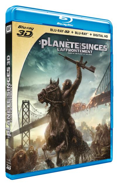La Plan&egrave;te des Singes : L'Affrontement [Blu-ray 3D + Blu-ray 2D]