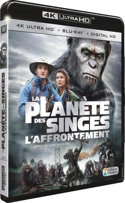 La Plan&egrave;te des Singes : L'affrontement Blu-ray 4K Ultra HD
