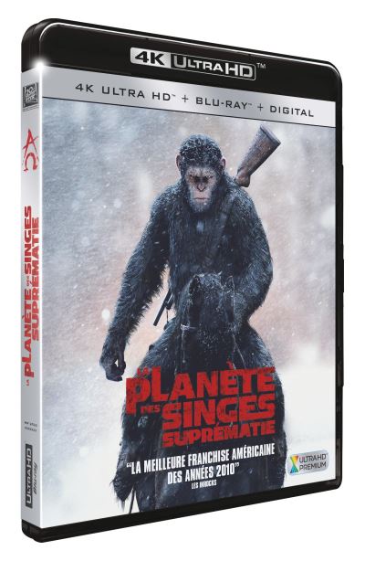 La Plan&egrave;te des Singes Supr&eacute;matie Blu-ray 4K Ultra HD