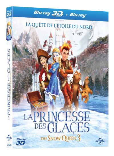La Princesse des glaces La qu&ecirc;te de l'&eacute;toile du Nord Blu-ray 3D 
