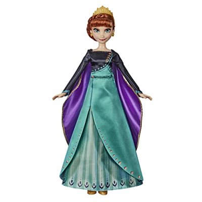 HASBRO La Reine Des Neiges Anna Chantante Tenue De Reine Disney Multicolore