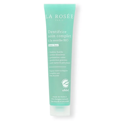 LA ROSEE La Ros&eacute;e Dentifrice Soin Complet &agrave; la Menthe Bio - Tube 75 ml