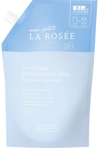 La Ros&eacute;e &Eacute;corecharge Gel Lavant Ultr-doux 800ml