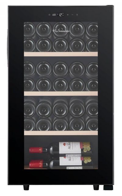LA SOMMELIERE La Sommeli&egrave;re SMART36 - 34 bouteilles - Wi-Fi Vinotag - 5 &agrave; 20&deg;C - Noir