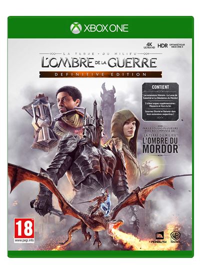 La Terre du Milieu L'Ombre de la Guerre Edition D&eacute;finitive Xbox One