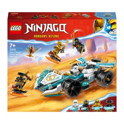 La voiture de course Spinjitzu : le pouvoir du dragon de Zane