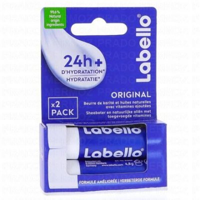 LABELLO  Classic duo stick l&egrave;vres, 2x4,8g
