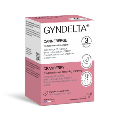 LABORATOIRE CCD  Gyndelta 90 Gel 36 mg Pacs Fr/Ang - Bo&icirc;te 90 g&eacute;lules