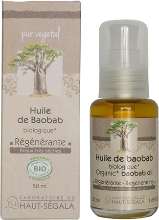 HAUT SEGALA Laboratoire du Haut-S&eacute;gala Huile de Baobab Bio 50 ml