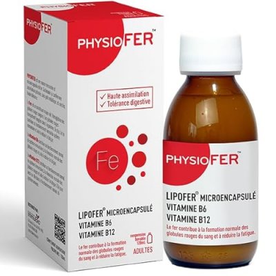 PHYSIOFER Laboratoire Immubio  Lipofer Microencapsul&eacute; Sirop 120 Ml