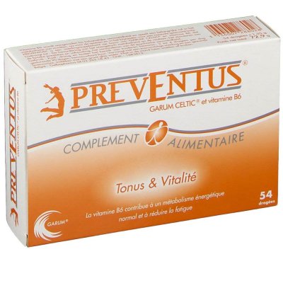 LABORATOIRE YALACTA  Preventus Tonus & Vitalit&eacute; 54 Comprim&eacute;s - Bo&icirc;te 54 comprim&eacute;s