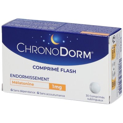 CHRONODORM Laboratoires Iprad  M&eacute;latonine, 30 comprim&eacute;s sublinguaux