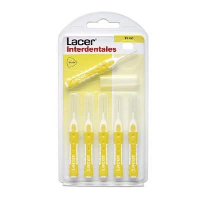 LACER  Brossette interdentaire cylindrique fine blister 6 unit&eacute;s 6