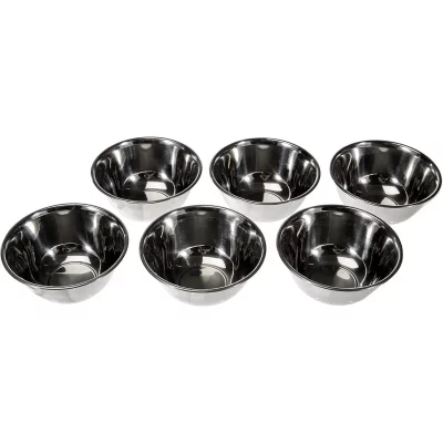 LACOR  - 14012 - 6 petit bols - inox / garinox - 12 cm - 0.4 l