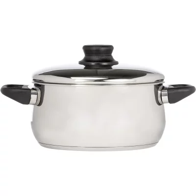 LACOR  14322 Faitout Garinox avec Couvercle 22 cm / 4 Litre