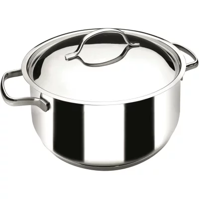 LACOR  32028 Faitout Basic avec Couvercle 28 cm