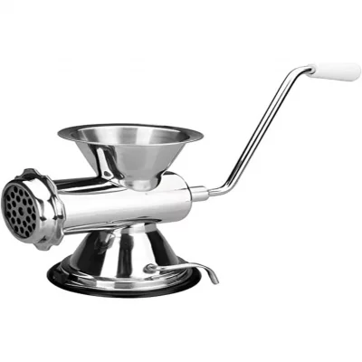 LACOR  60329 Hachoir avec Manivelle 3 Disque 4 / 5 / 8 mm Inox