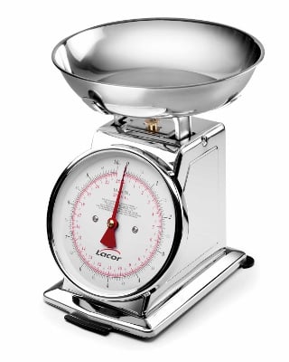 LACOR  - 61705 - Balance M&eacute;canique Avec Plat Creux - 5 Kilos