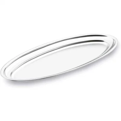 LACOR  61860 Plat &agrave; Poisson 60 cm, Argent