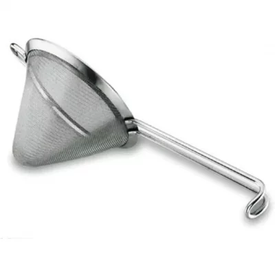 LACOR  62619 Passoire Conique 18 cm, Argent M&eacute;tallique