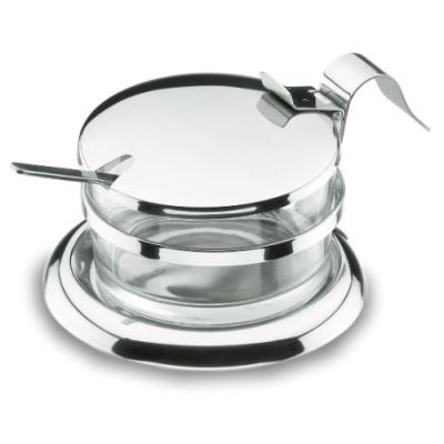 LACOR  62970 pot &agrave; sucre ou parmesan avec cuill&egrave;re Inox 18 / 10 cm