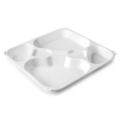 LACOR  66952 Plateau Self-service en Polypropyl&egrave;ne Blanc 33 X 33 cm