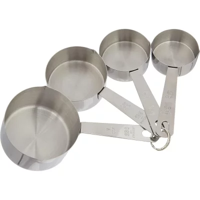 LACOR -67007-MEASURING CUP 4 PCS. SET S/S. 18%Cr.