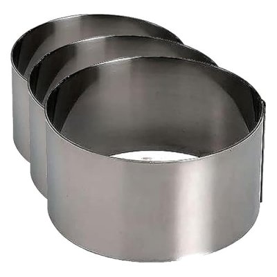 LACOR  68407 Cercle &agrave; Tarte Ronde 7,5X4 cm 18 / 10