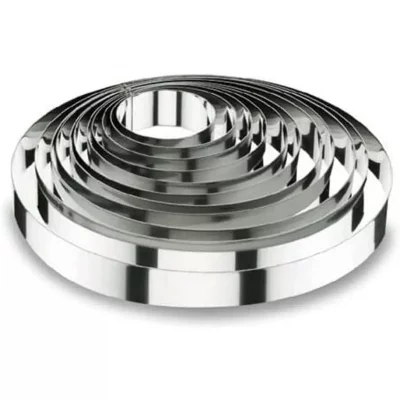 LACOR  68514 Emporte-Pi&egrave;ces Cercle &agrave; Tarte Ronde 14 x 4,5 cm 18 / 10