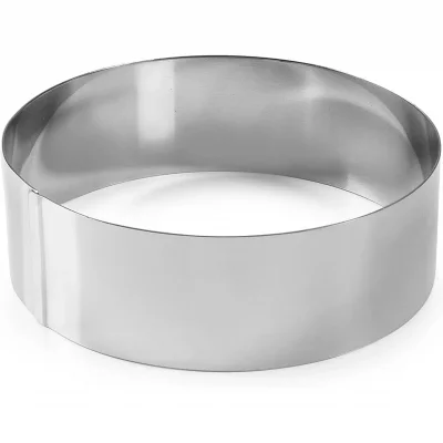 LACOR  - 68522 - cercle &agrave; tarte ronde 22x4,5 cm - 18 / 10