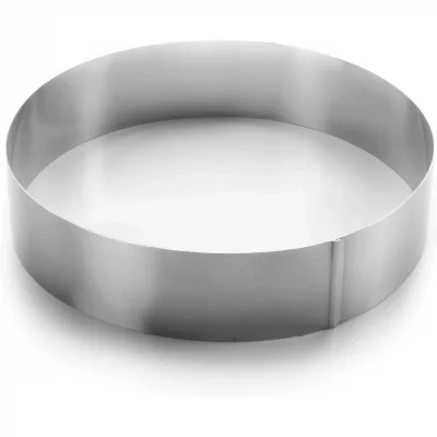 LACOR  68624 emporte-pi&egrave;ces cercle &agrave; vacherin 24 x 6 cm inox 18 / 10